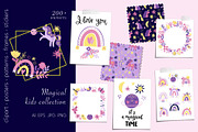 Unicorn - magic collection, a Graphic by rinaletters (Thumbnail 1 of 14)