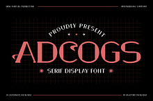 Adcogs - Serif Display Font