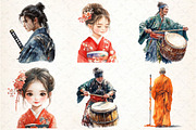 Vintage Japanese People, an Illustration by DreamCafeArt (Thumbnail 2 of 7)