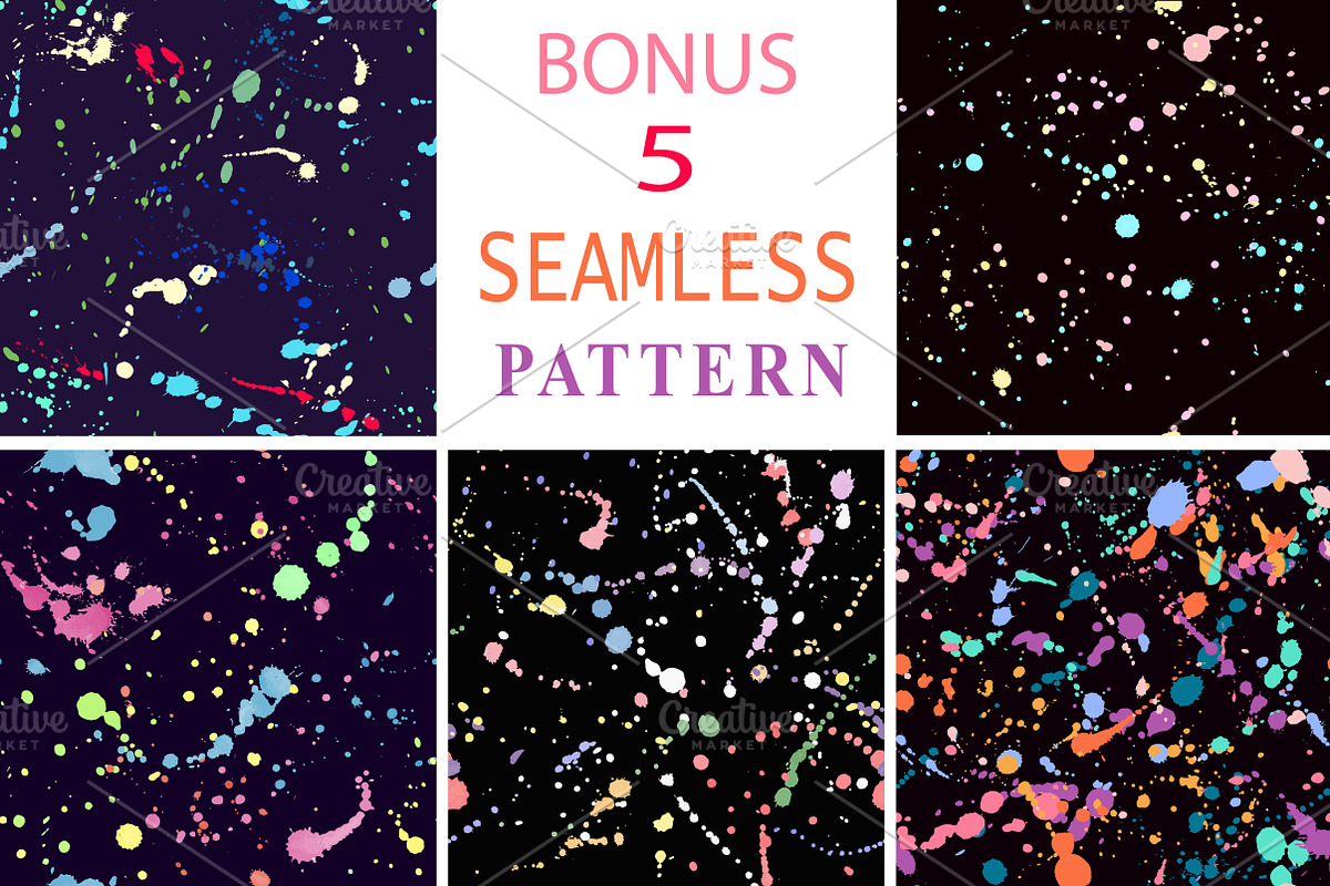 Vector splatter brushes, a Brush Add-On by Asyndrom (Photo 3 of 3)