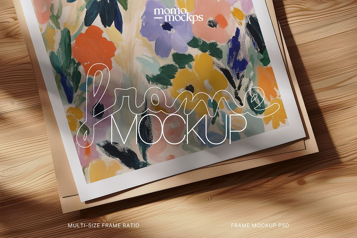 Close-Up Paper/Poster Mockup PSD, a Household Mockup by momomockps (Photo 1 of 10)