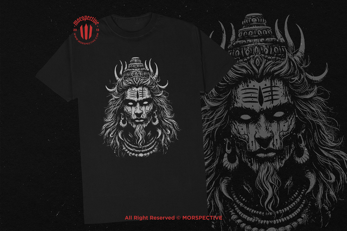 10 Bundle Dark Art Shiva God Hindu, an Illustration by Morspective (Photo 2 of 7)