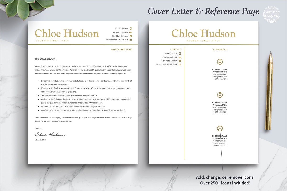Best Resume CV Template Design, a Resume Template by The Art of Resume (Photo 6 of 8)