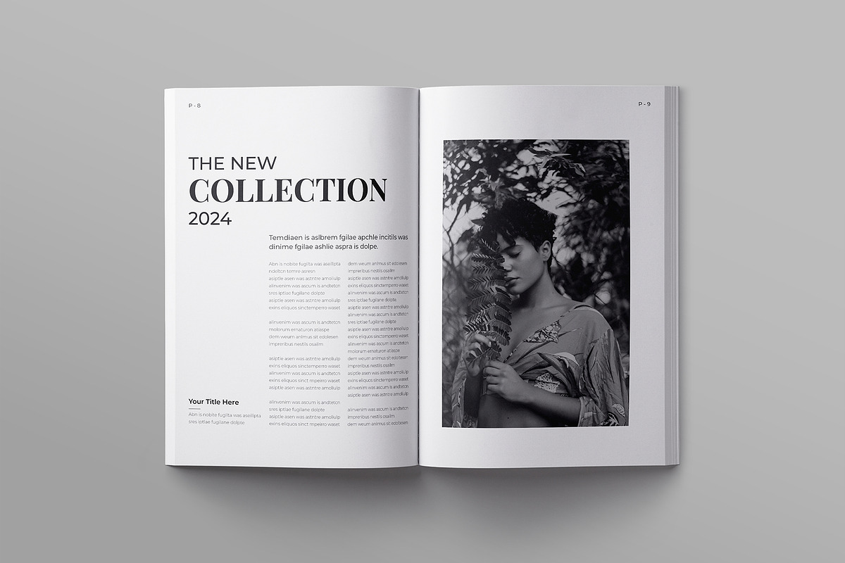 Magazine Template preview 4
