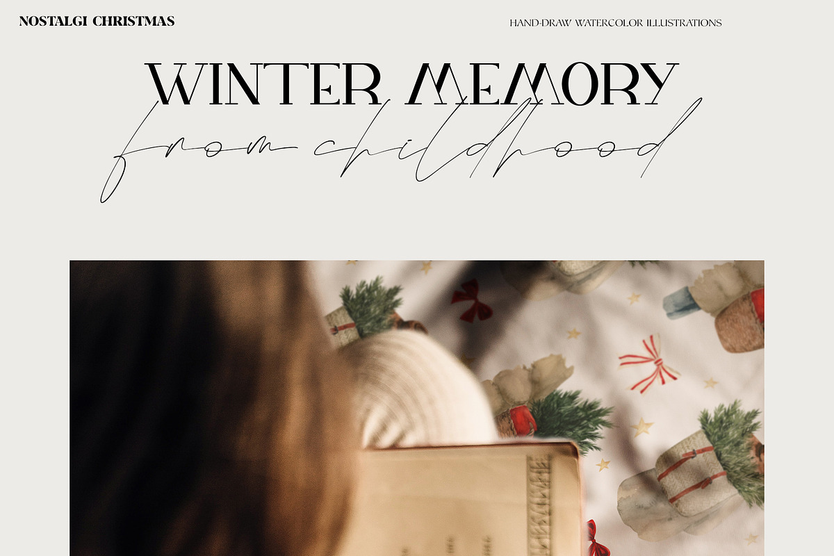 Winter memory Christmas, a Seasonal Illustration by LiChu Art (Photo 2 of 30)