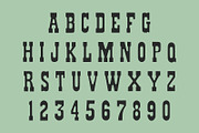 Minimal Western font, a Slab Serif Font by Fourteen Letter (Thumbnail 5 of 6)