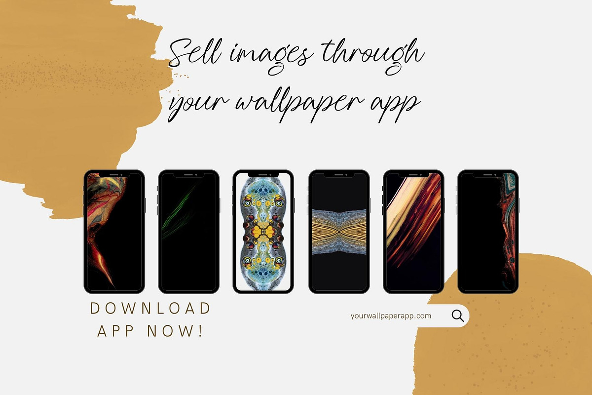 Photo Bundle of Abstract Paintings, a Wallpaper Photo by Susan Wilkinson (Photo 2 of 14)