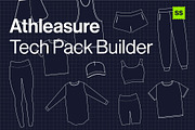 Athleasure Gym Tech Pack Builder, an Apparel Mockup by Swatch Supply (Thumbnail 1 of 11)