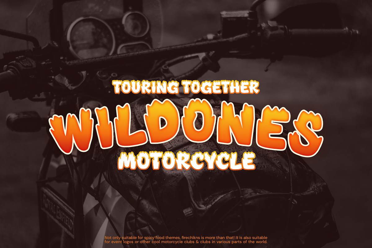 FIRECHIKNS – Blazing Fire Font, a Font by TypeTasty Font (Photo 10 of 12)