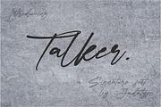 Talker Font, a Script Font by Jadatype.id (Thumbnail 1 of 6)