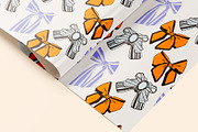 Illustrated ribbon bows vectors V3, an Object Graphic by MayBay Studio (Thumbnail 4 of 6)