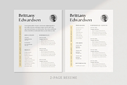 Creative Resume Template Canva, a Resume Template by frommakertomaker (Thumbnail 4 of 8)