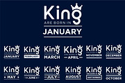 various months are born in design, a Branding & Logo Template by BARONSTD (Thumbnail 2 of 2)