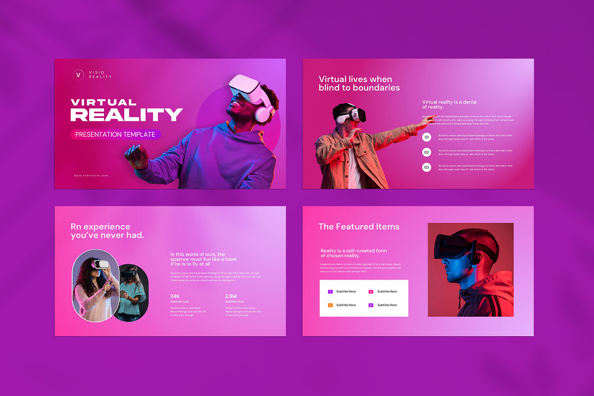 Virtual Reality Presentation Templat, a Presentation Template by evgenystudio (Photo 4 of 7)