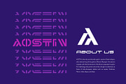 Ported, a Sans Serif Font by Naksatra (Thumbnail 3 of 9)