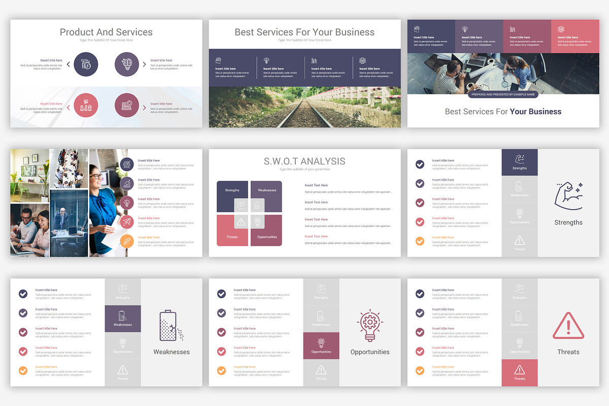 Company Profile PowerPoint Template, a Presentation Template by SlideOne (Photo 10 of 26)