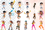 Cute 3D Summer Sport Characters, a Characters & Person 3D Model by Flourish Spark (Thumbnail 5 of 9)