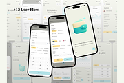 Fonio Finance Mobile App Kit, an App Template by DjectStudio (Thumbnail 4 of 6)