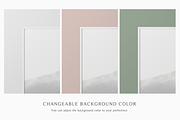 4x5 Portrait Frame Mockup Bundle, a Household Mockup by Lelu Art Design (Thumbnail 9 of 11)