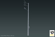 Electric Poles, an Environmental 3D Model by 3DCaster (Thumbnail 5 of 9)