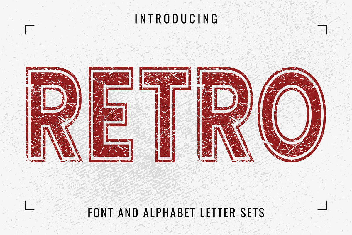 Retro Font, a Font by Font Craft Studio (Photo 1 of 6)
