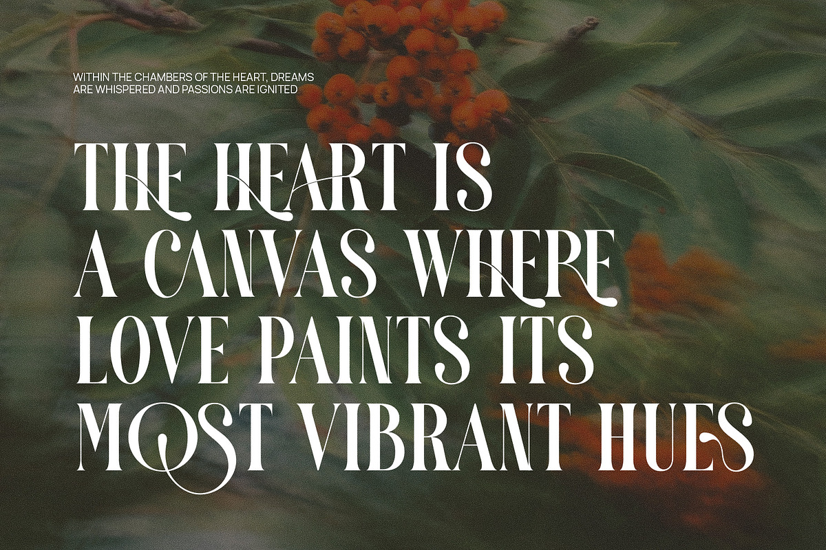 Mioshe Unique and Elegant Serif Font, a Serif Font by Perfectype (Photo 5 of 6)