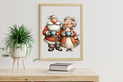 Christmas couple clipart, an Illustration by Libby Wishes (Thumbnail 6 of 6)