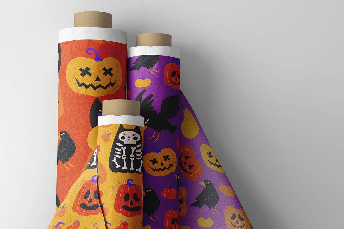 Catoween • halloween cat clipart, a Seasonal Illustration by dariikos (Photo 13 of 16)