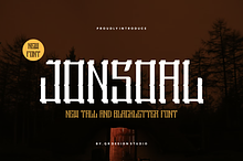 Jonsoal - Tall & Blackletter Font