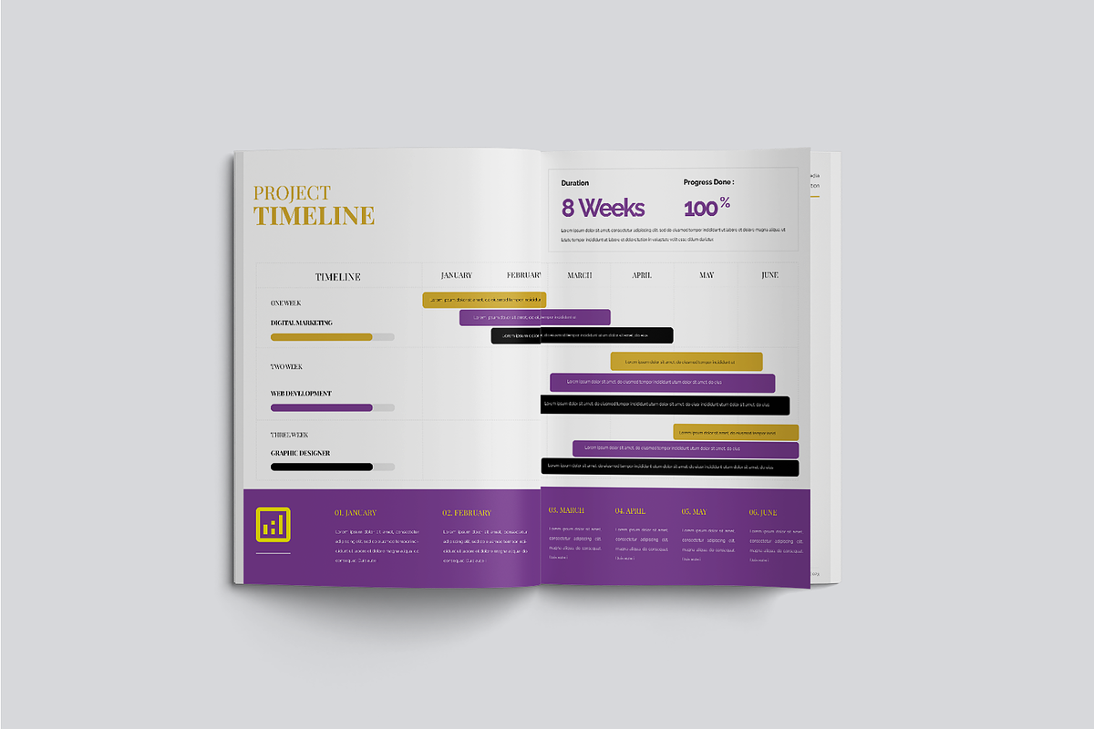 Project Business Proposal Template, a Brochure Template by TMint Play (Photo 5 of 8)