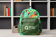 School bagpack mockup design, a Product Mockup by Raihan Rahman (Thumbnail 5 of 8)