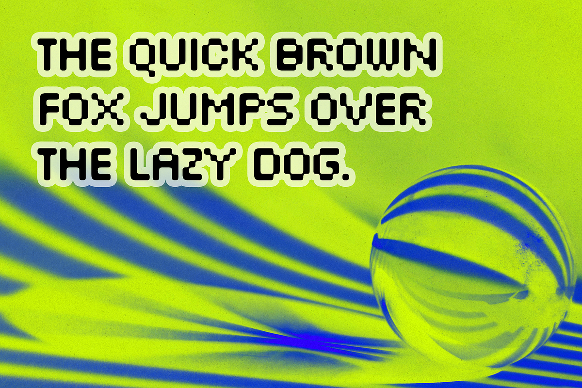Sticky Bandit Font, a Sans Serif Font by Alex Blogoodf (Photo 4 of 9)