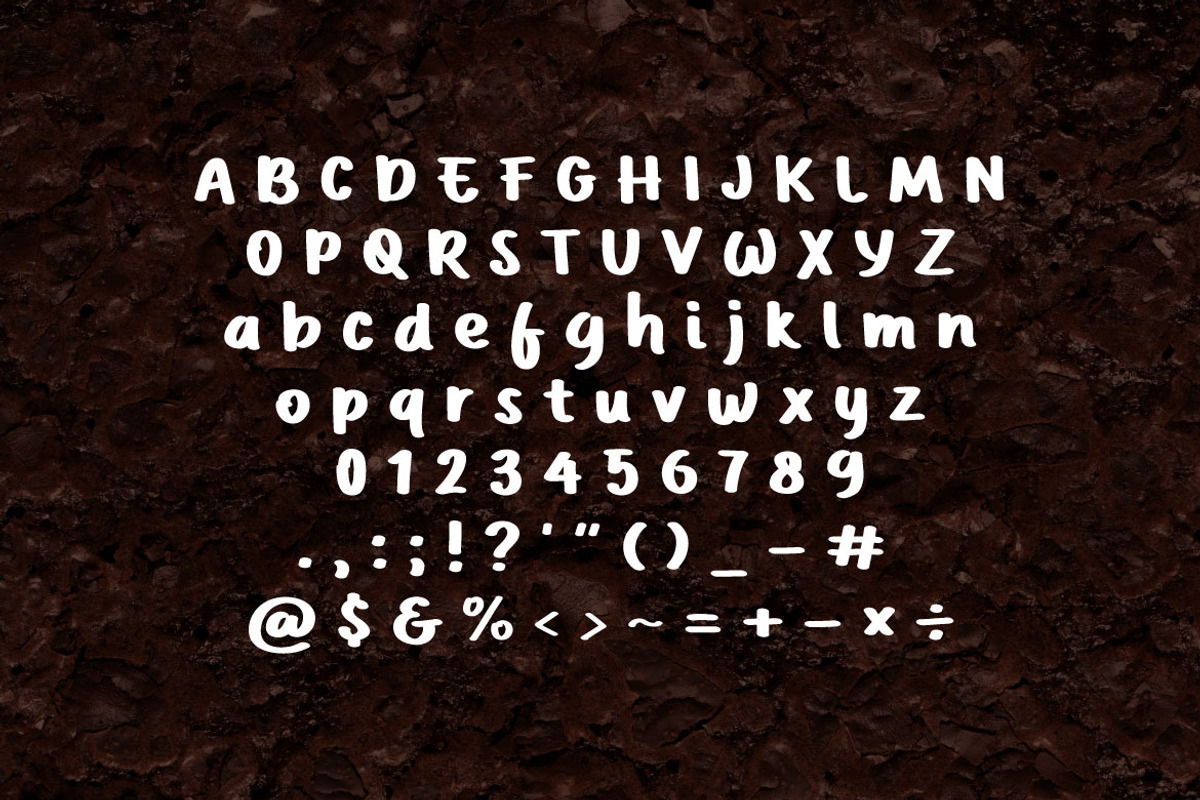 Brownies - Bold Display Font, a Sans Serif Font by Mightyfire (Photo 3 of 3)