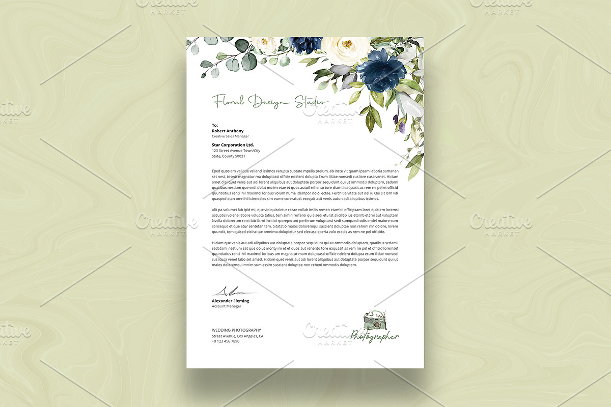 Letterhead, a Stationery Template by DesignDevisers (Photo 2 of 10)