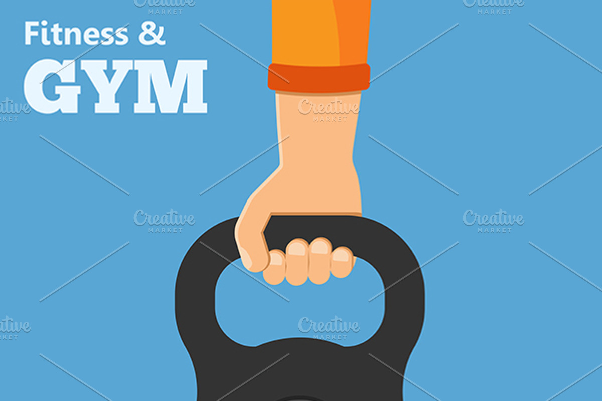 Fitness & Gym Themes, an Outline Icon by TAlex (Photo 5 of 7)