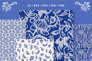 Mediterranean Seamless Patterns