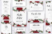 Wedding collection - Red & white, an Invitation Template by Alewiena (Thumbnail 9 of 9)