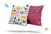 Jungle set with patterns and clipart, a Pattern Graphic by narinadraban (Thumbnail 5 of 6)