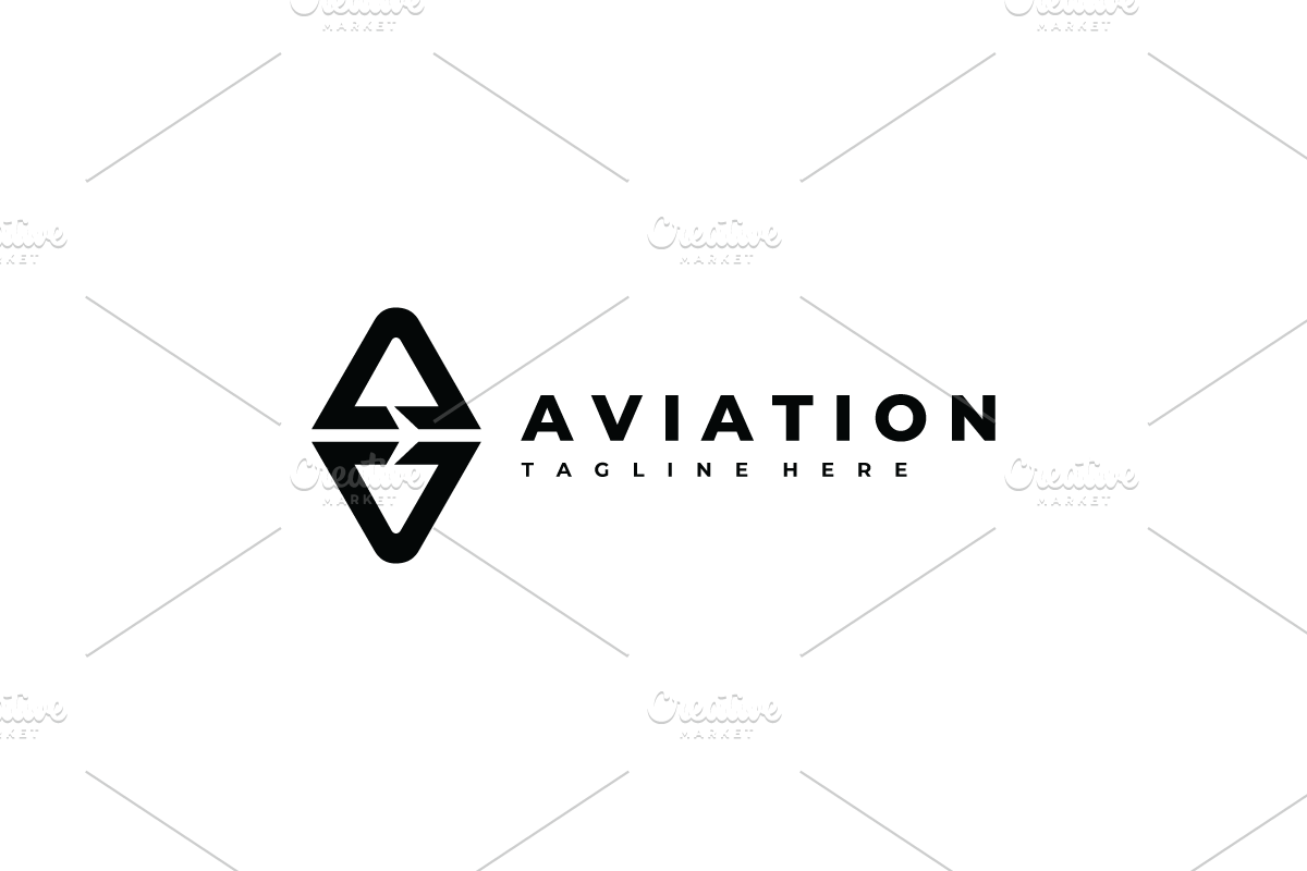 Aviation Letter A and V Logo Design, a Branding & Logo Template by yopie (Photo 5 of 5)