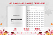 100 Days, $50000 Saving Challenge, a Stationery Template by Waliullah Solutions (Thumbnail 2 of 2)