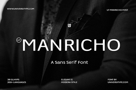 UT Manricho - A Luxury Sans Serif