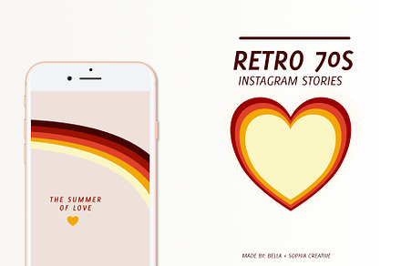 Retro 70s Instastories Template