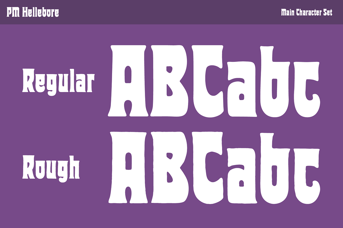Hellebore Fantasy Nouveau Font, a Sans Serif Font by Paper Moon Graphic Supply (Photo 3 of 6)
