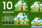 Adventure Illustration Pack, a Person Illustration by baii09 (Thumbnail 1 of 4)