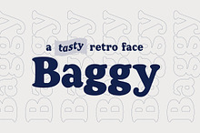 Baggy font family by FontPeople