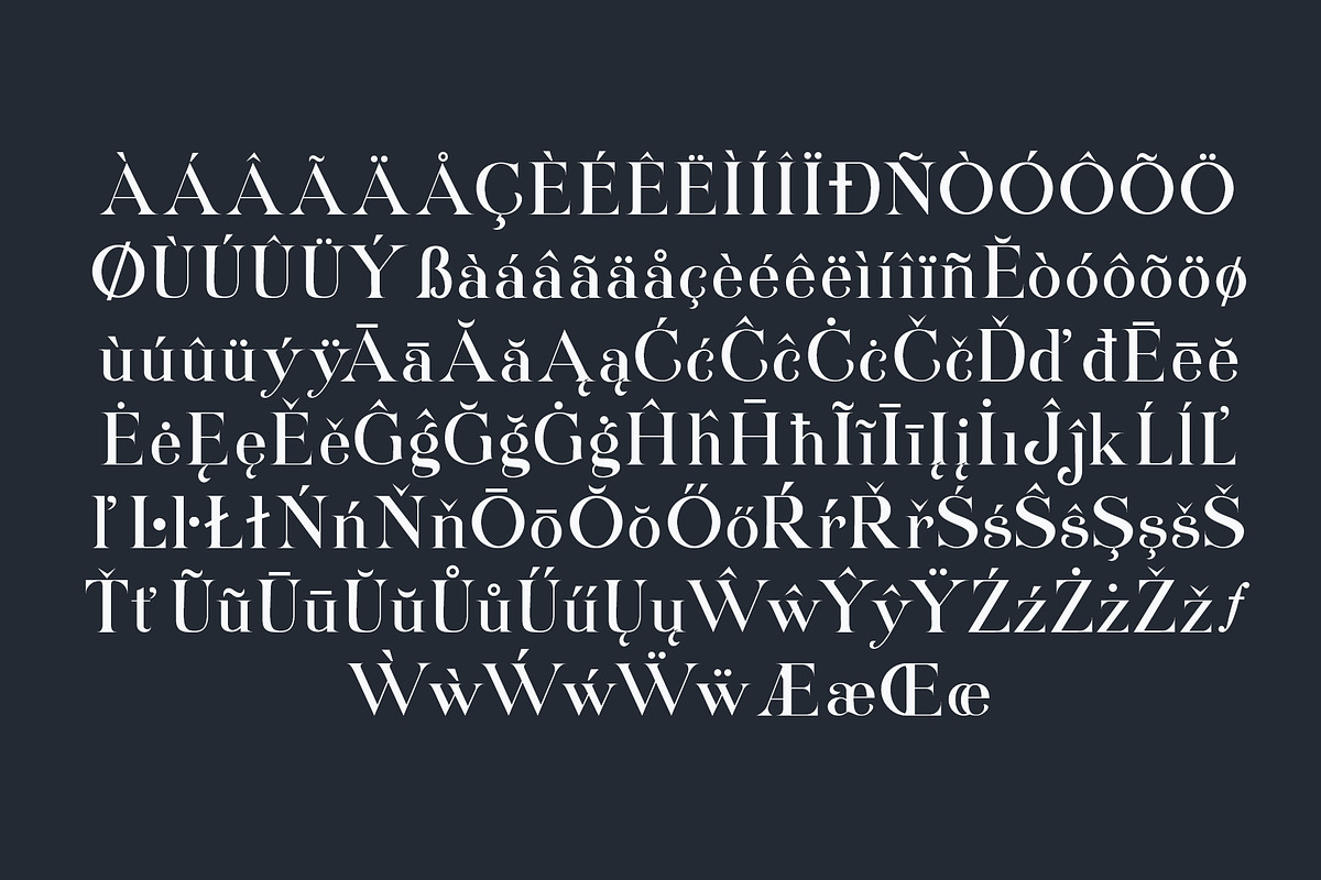 Queenstown serif font preview 7