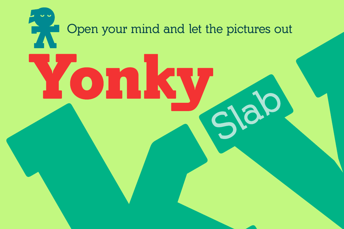 Yonky Slab -8 fonts- 34% off preview 7