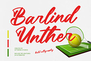 Barlind Unther Bold Calligraphy, a Script Font by Letterena Studios Script (Thumbnail 1 of 10)