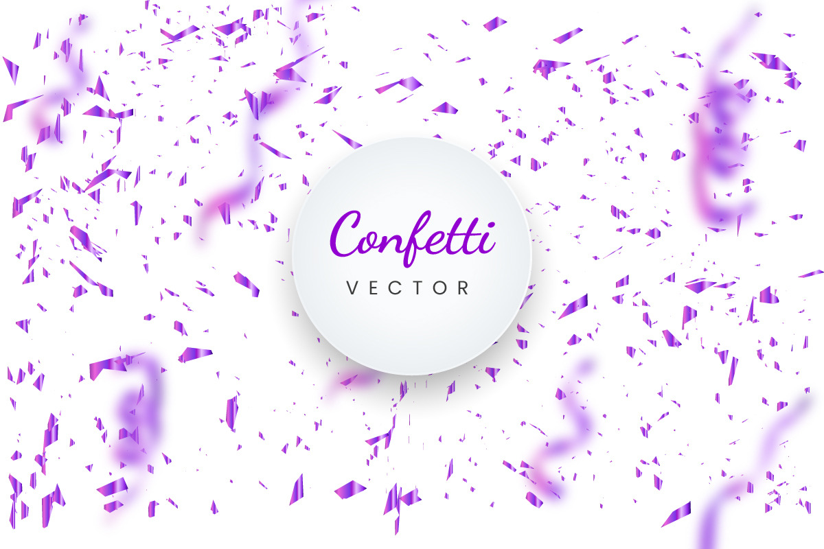 5 pink Gradient Confetti Background, an Object Graphic by DESIGNSKIT (Photo 2 of 5)