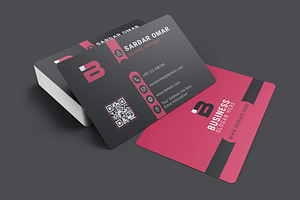 Corporate Identity Template With QR